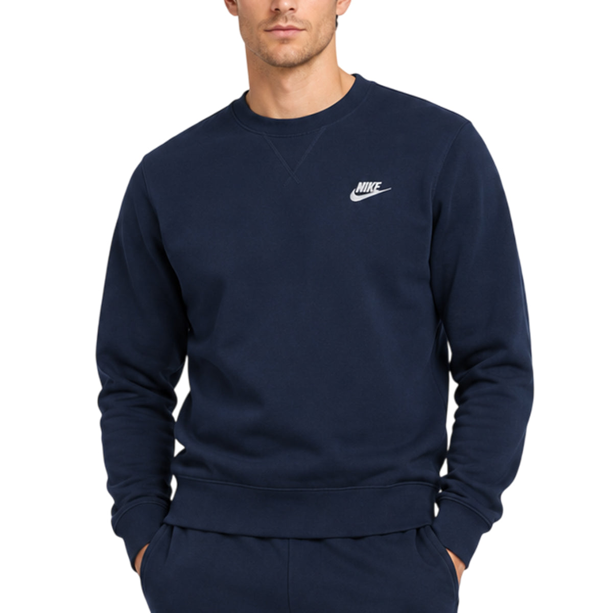 Sweatshirt Homme Nike AW77 CONTENDER CREW NECK