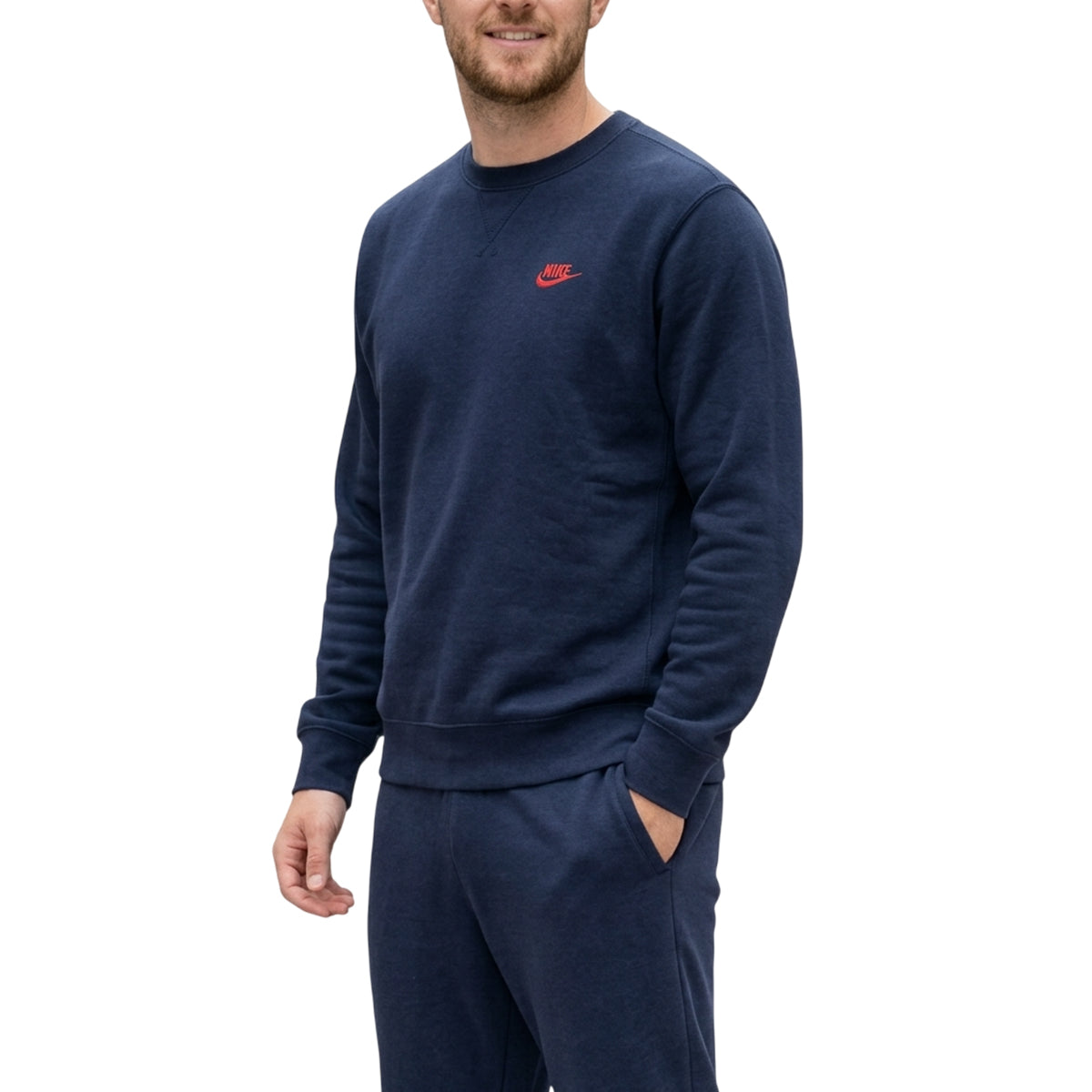 Sweatshirt Homme Nike AW77 CONTENDER CREW NECK