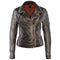 Veste en cuir Gipsy CHRISTY LARETV - Ref. CHRISTY--LARETV-VINTAGE-B