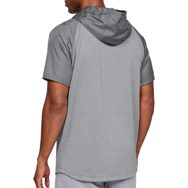 Tee-shirt Under Armour MK1 TERRY SS HOOD - Ref. 1327402-011