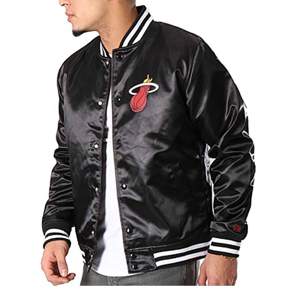 Blouson New Era TIP OFF SATEEN MIAMI HEAT