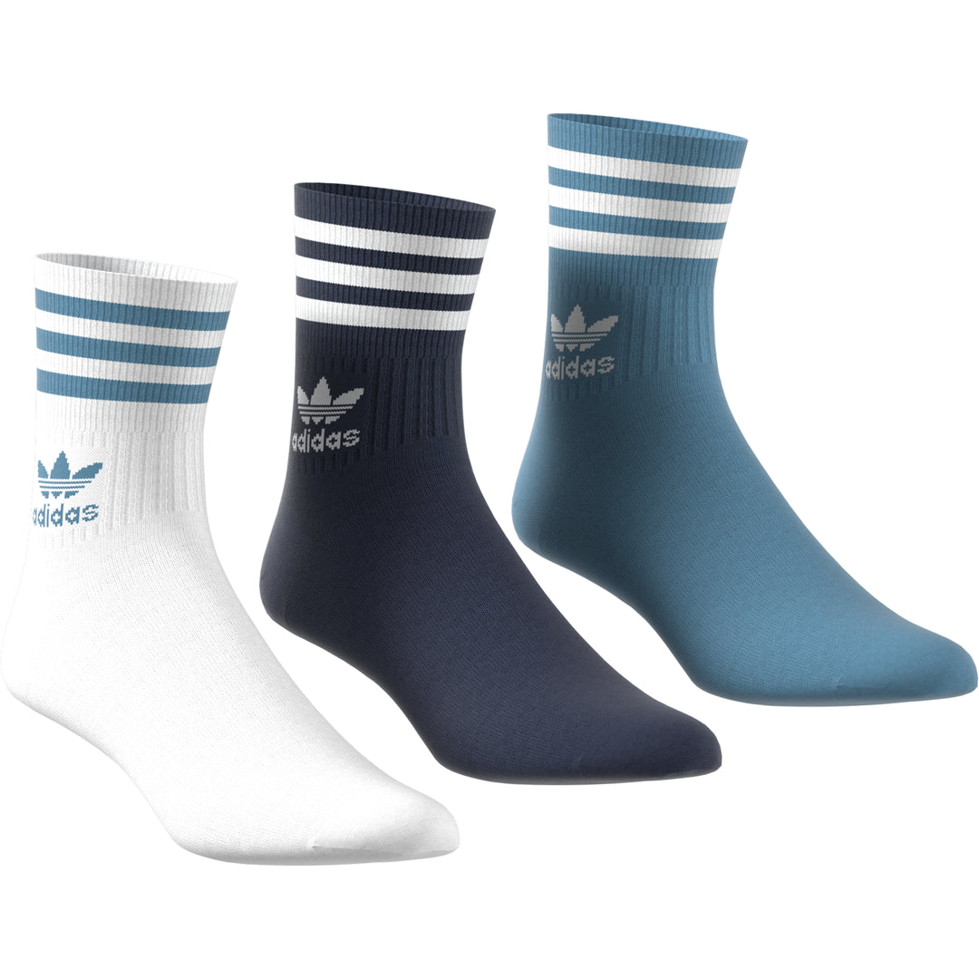 Pack 3 paires de chaussettes adidas Originals MID CUT CREW