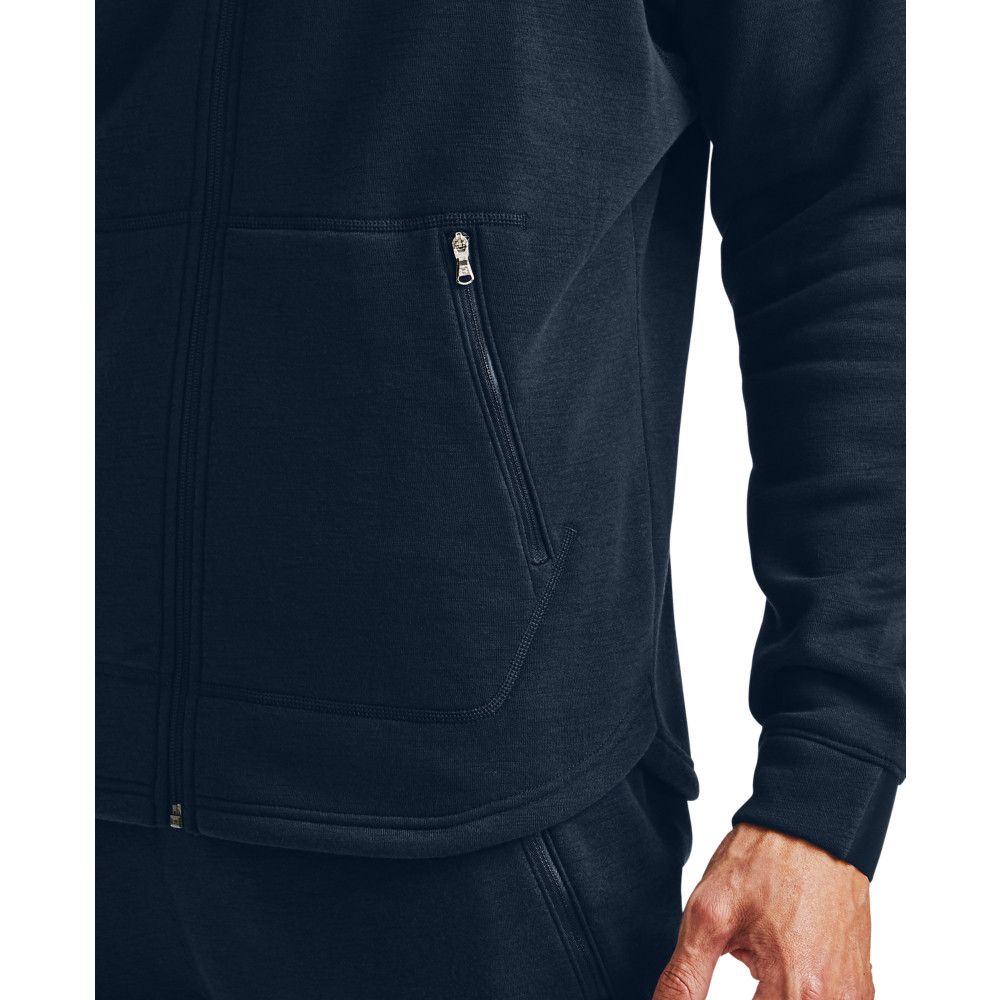 Sweat à capuche Under Armour CHARGED COTTON FLEECE FULL ZIP