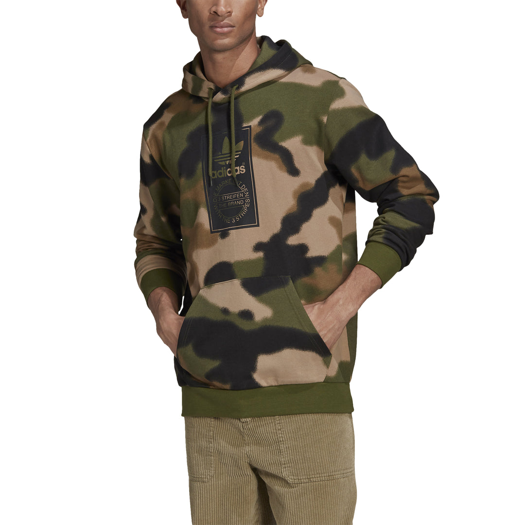 Sweat à capuche adidas Originals CAMO ALLOVER PRINT