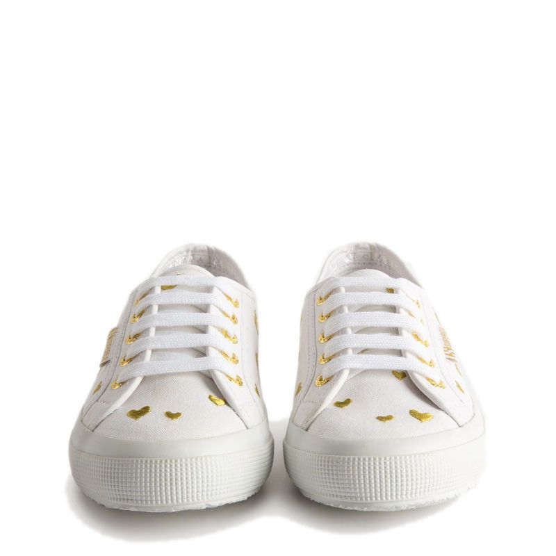 Basket Superga 2750 HEARTS EMBROIDERY