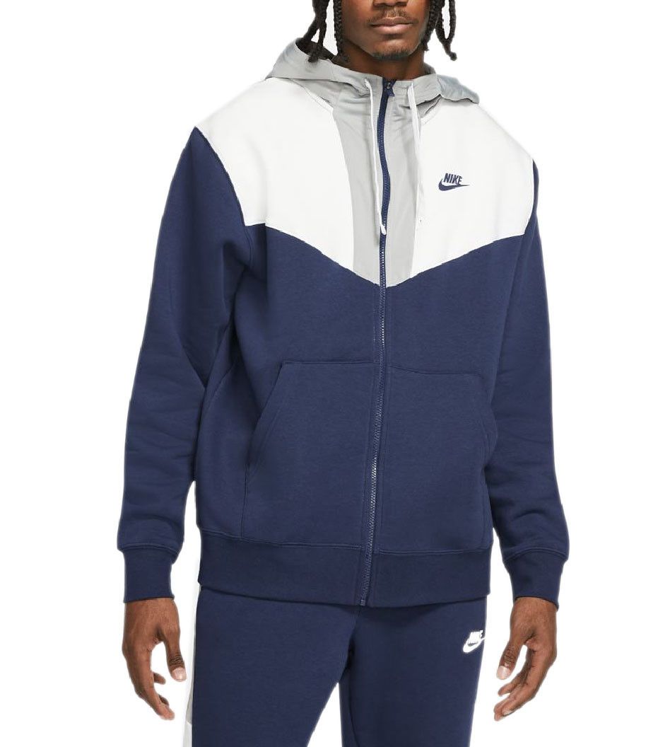 Veste de survêtement Nike M NSW HBR HOODIE FZ FLC