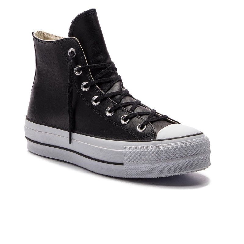 Basket Converse PLATEFORME CUIR HI
