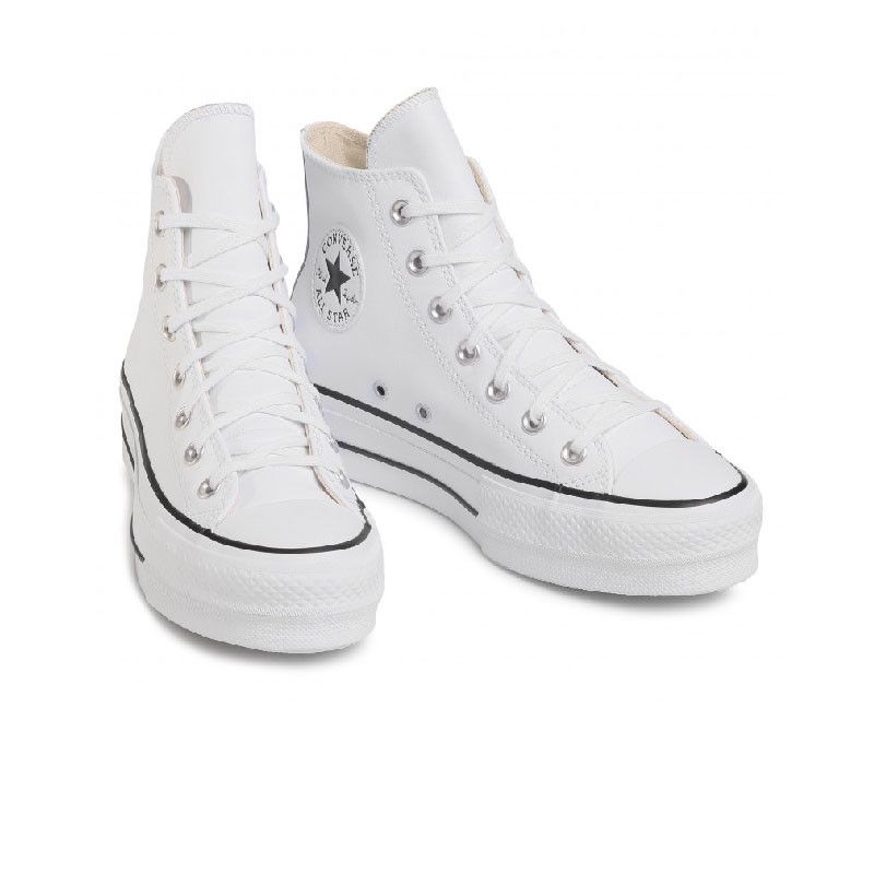 Basket Converse PLATEFORME CUIR HI