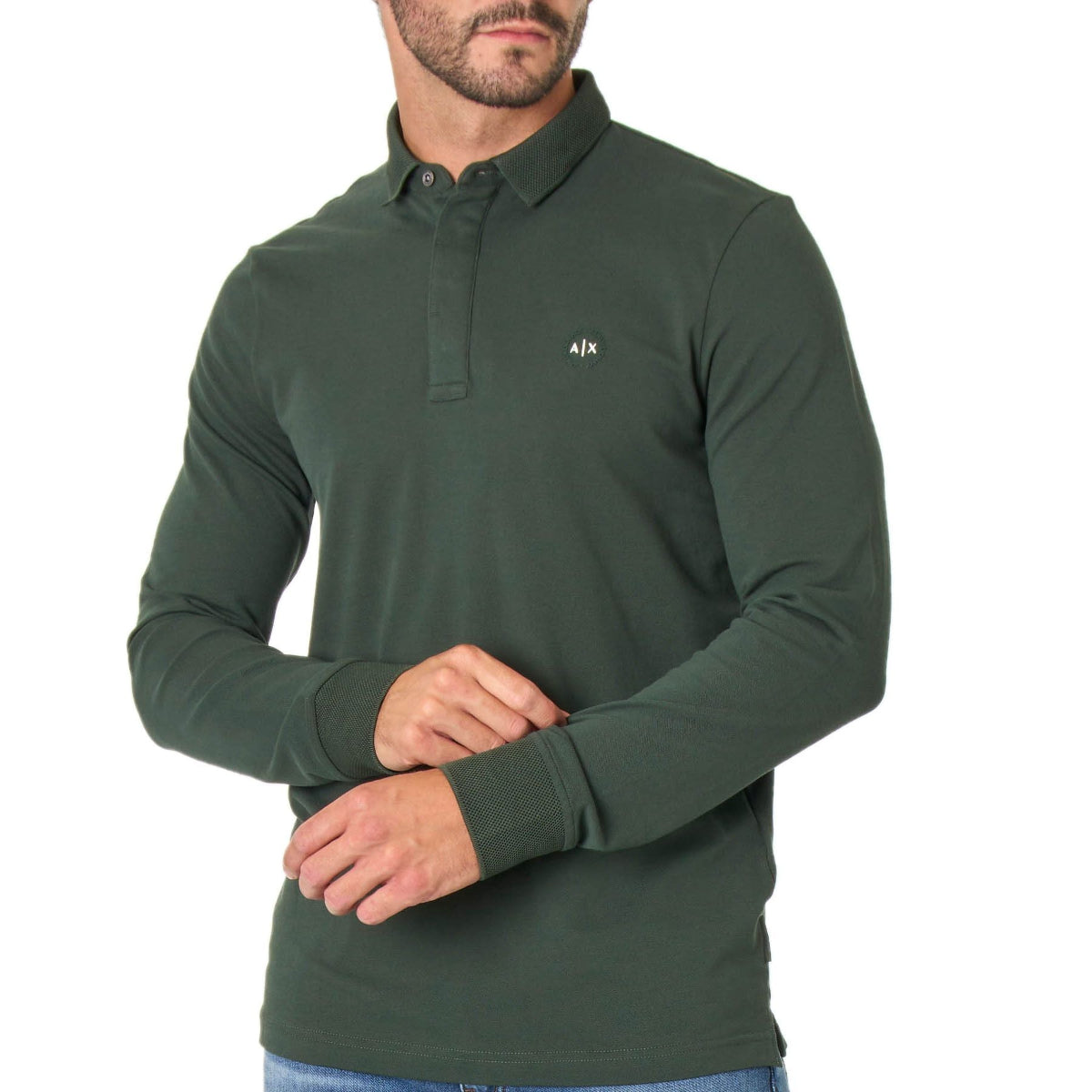 Polo de manga larga de Armani Exchange