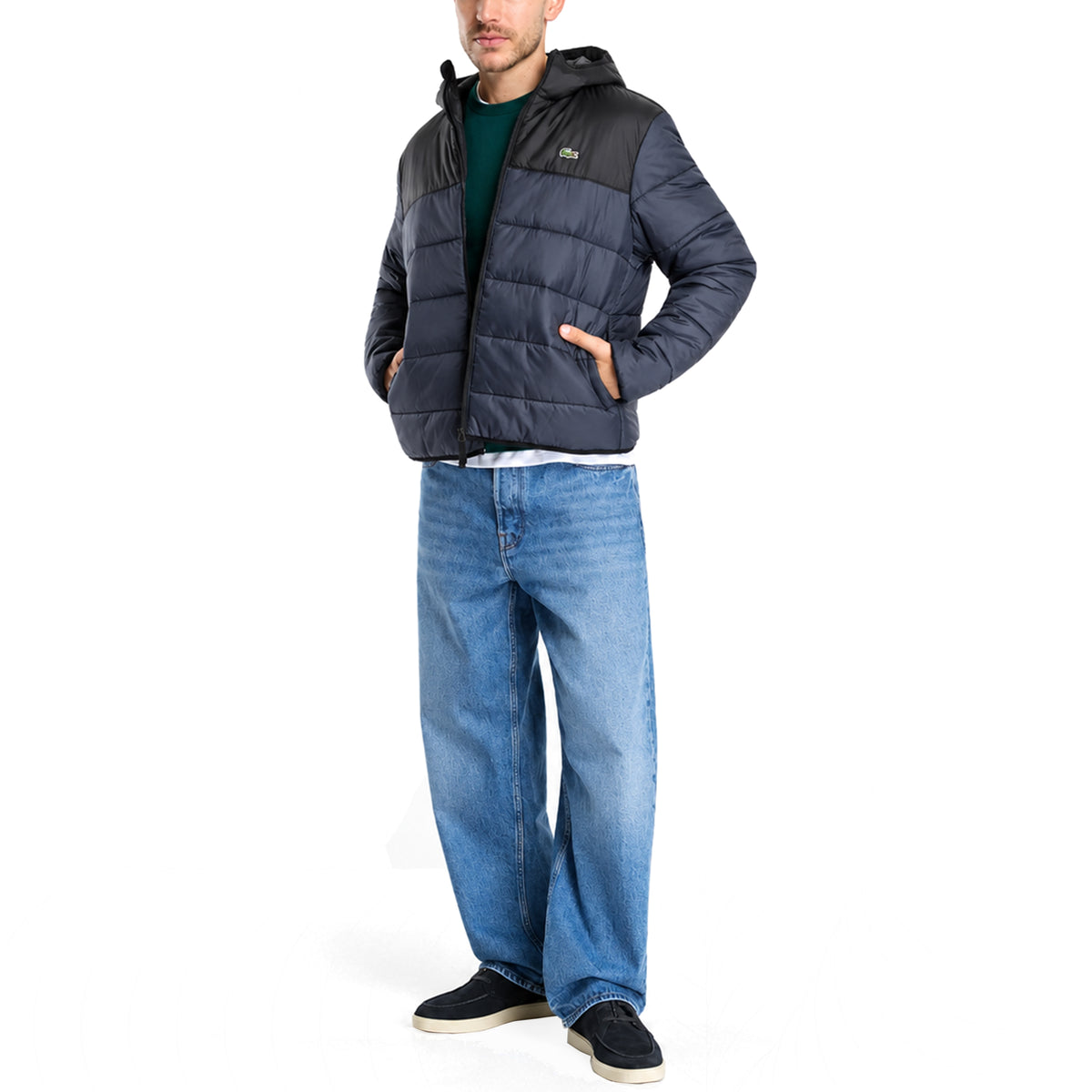 Doudoune à Capuche Homme Lacoste