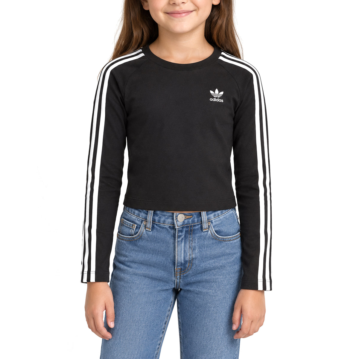 Sweat adidas Originals 3-STRIPES CROPPED Junior