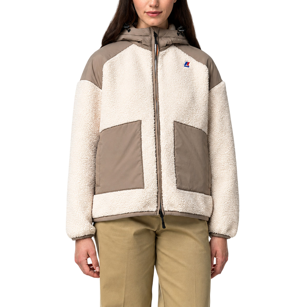 Blouson Sherpa Femme K-Way ANGELIQUE 4.0 ORSETTO