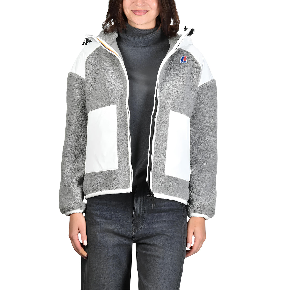 Blouson Sherpa Femme K-Way ANGELIQUE 4.0 ORSETTO