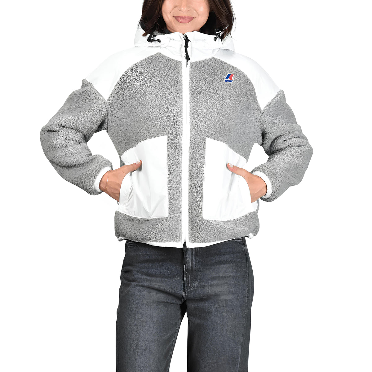 Blouson Sherpa Femme K-Way ANGELIQUE 4.0 ORSETTO