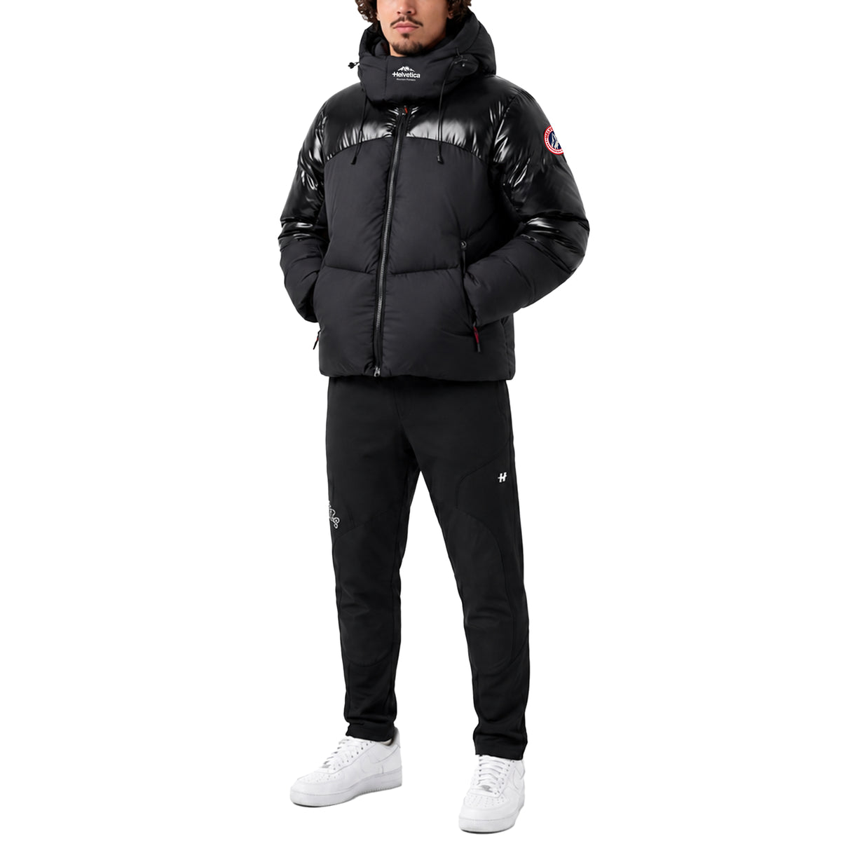 Doudoune à capuche Homme Helvetica MOON