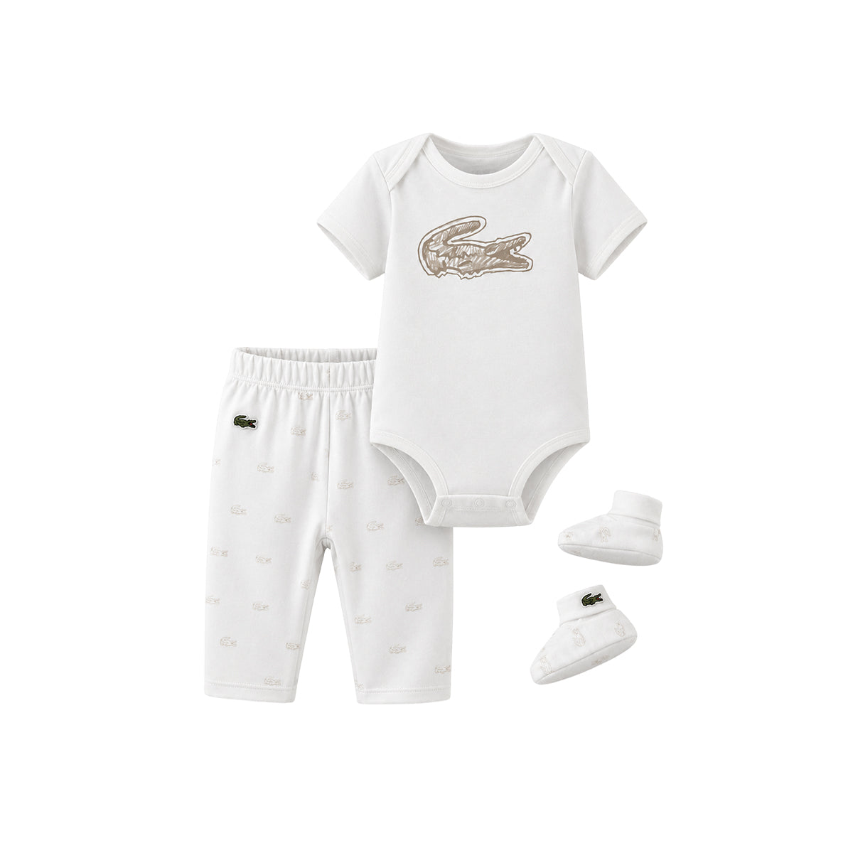 Ensemble Body Mc + Legging + Chaussons Lacoste Bébé