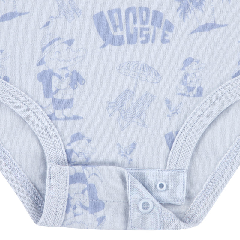 Set Body + Chaussettes + Bavoir + Todbag Lacoste Bébé