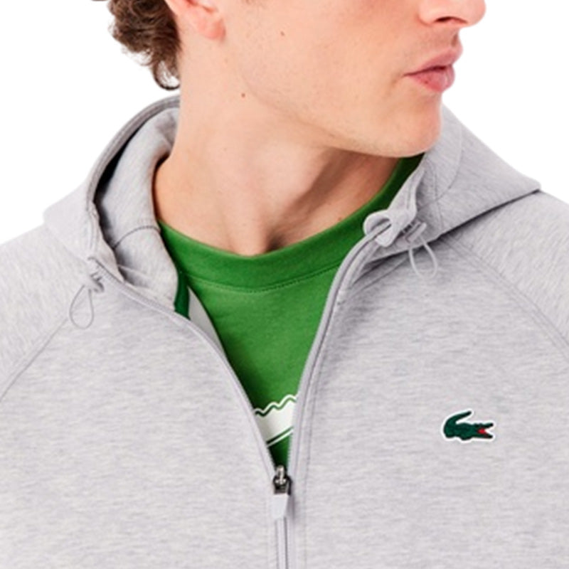 Sweatshirt à capuche zippé Homme Lacoste SPORT STRETCH