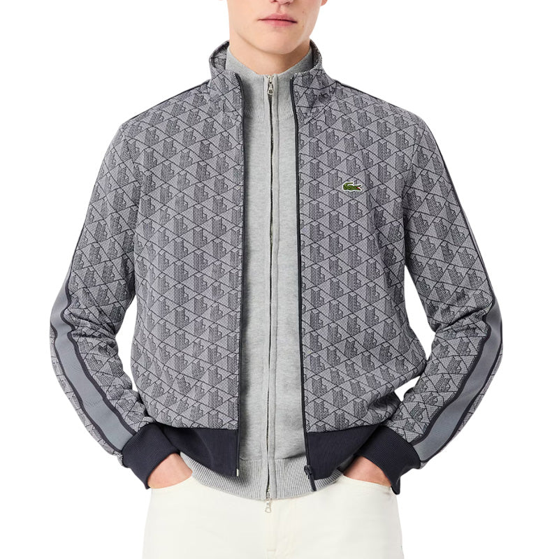 Chaqueta deportiva con cremallera Lacoste PARIS JACQUARD para hombre