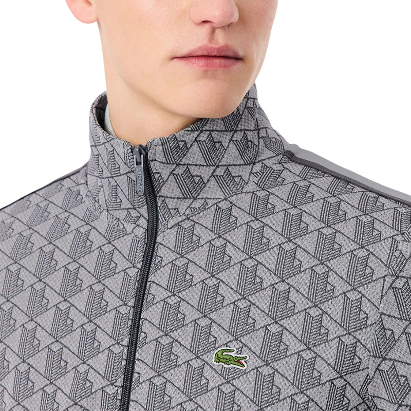 Chaqueta deportiva con cremallera Lacoste PARIS JACQUARD para hombre