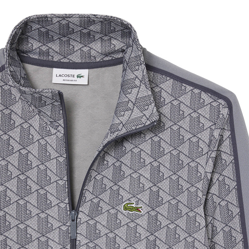 Chaqueta deportiva con cremallera Lacoste PARIS JACQUARD para hombre