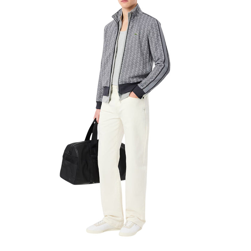 Chaqueta deportiva con cremallera Lacoste PARIS JACQUARD para hombre