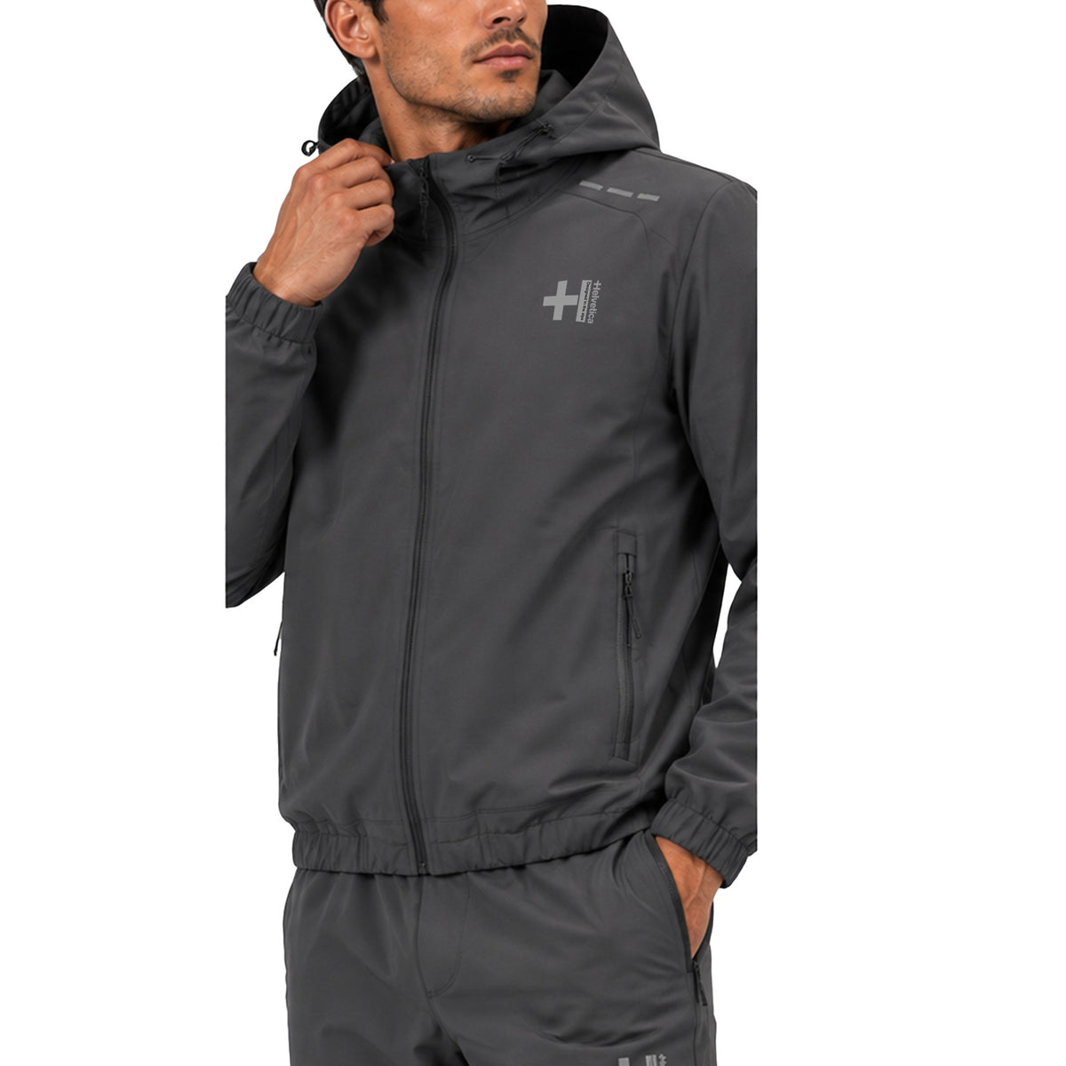 Veste à capuche Homme Helvetica