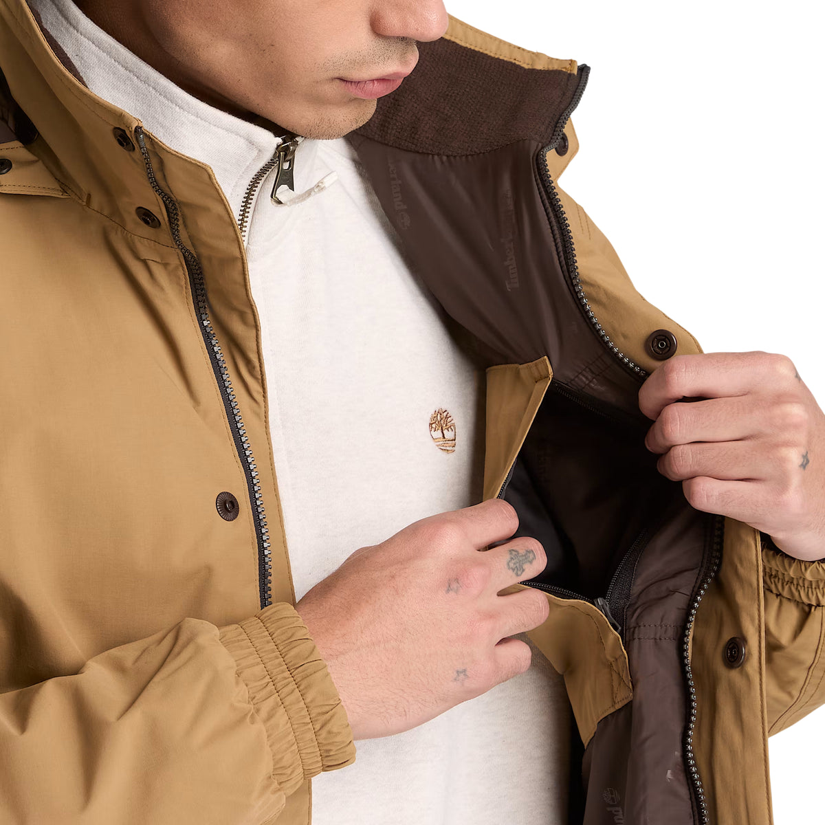 Bomber à capuche Homme Timberland