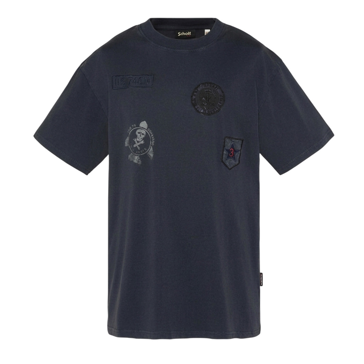 Tee-shirt army Homme Schott BADGES