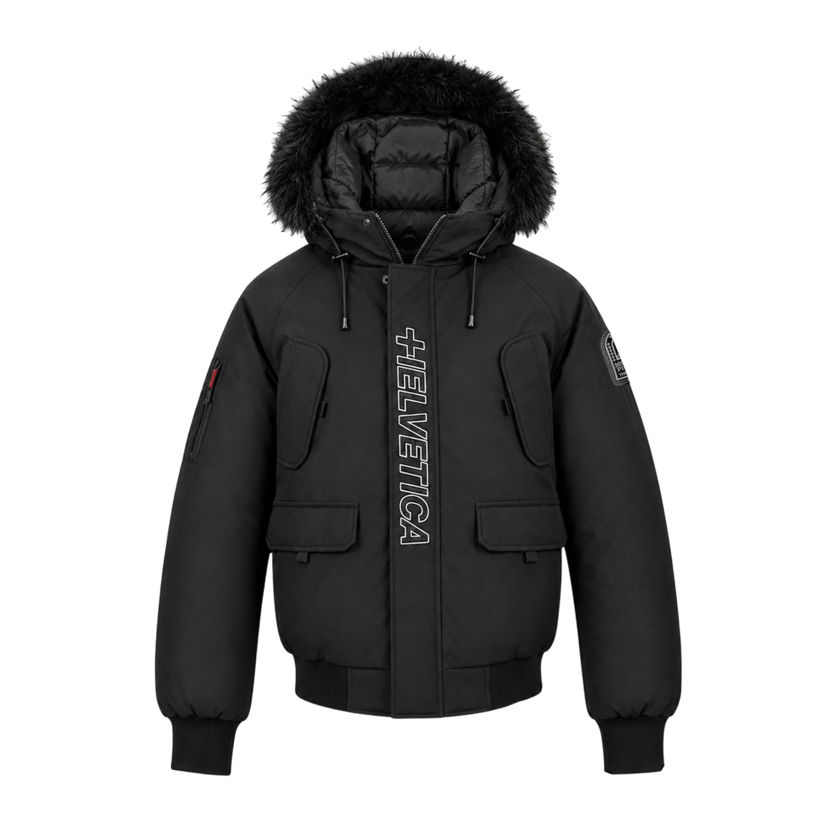 PEGA ONE Blouson capuche Homme Helvetica fourrure amovible + cagoule lunette intégrée