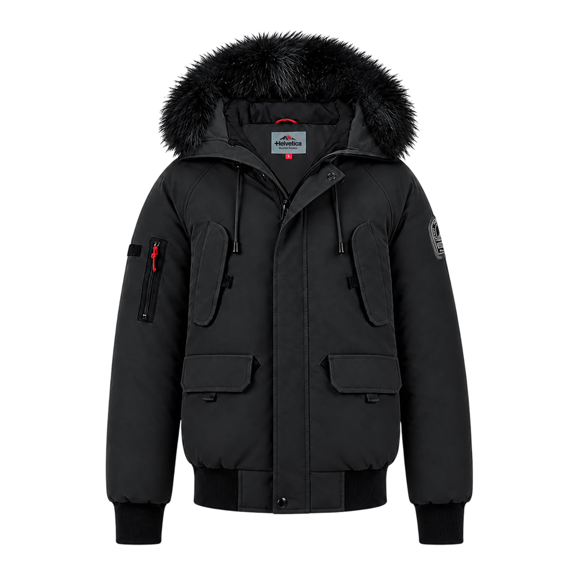 Blouson capuche fourrure amovible + cagoule lunette intégrée Homme Helvetica WILSON