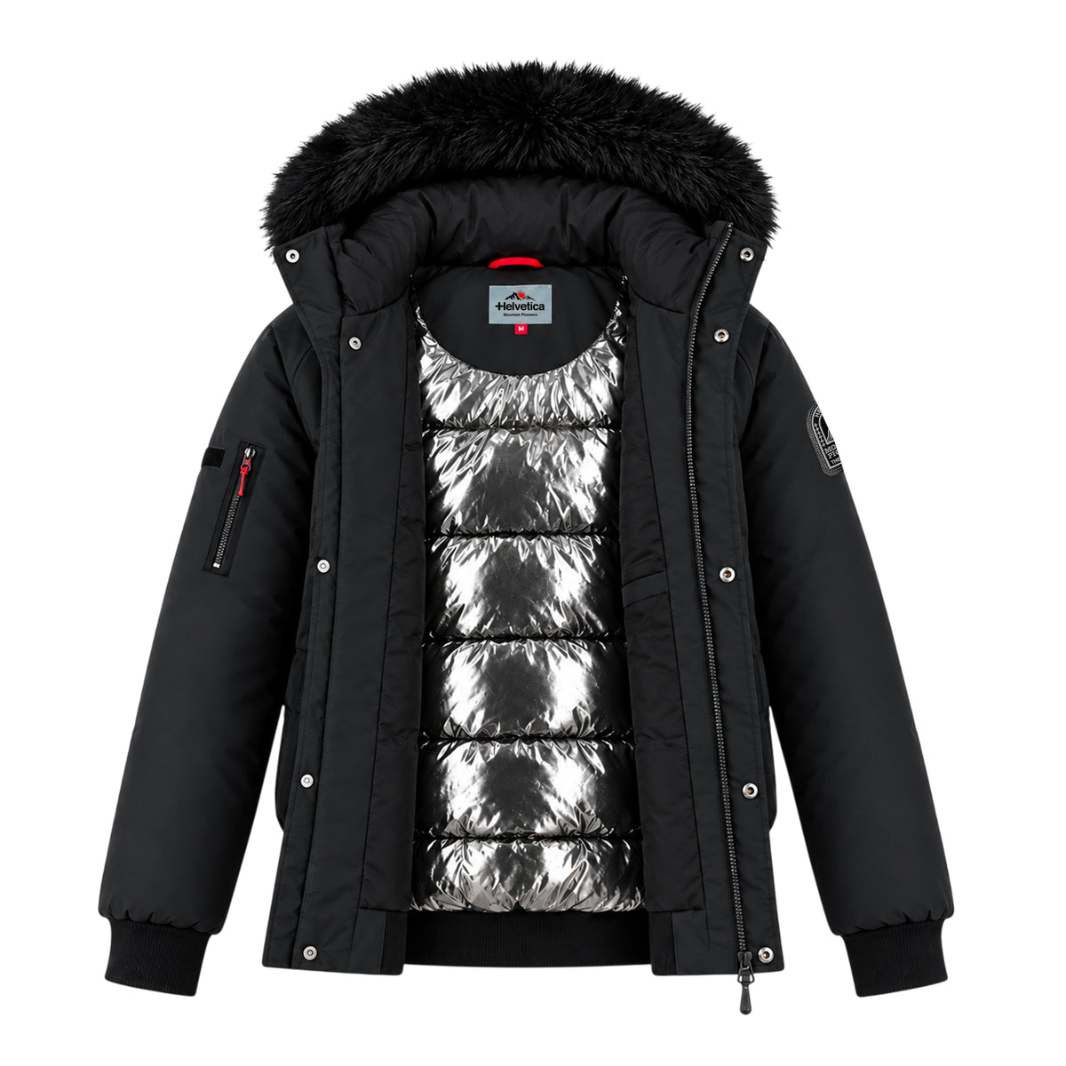 Blouson capuche fourrure amovible + cagoule lunette intégrée Homme Helvetica WILSON