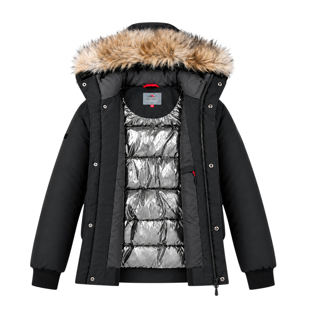 Blouson capuche fourrure amovible + cagoule lunette intégrée Homme Helvetica WILSON