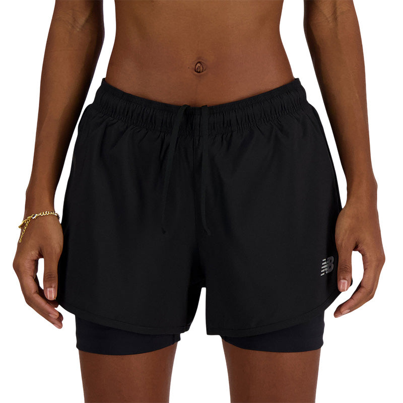 Short Femme New Balance SPORT ESSENTIAL 2-EN-1 3