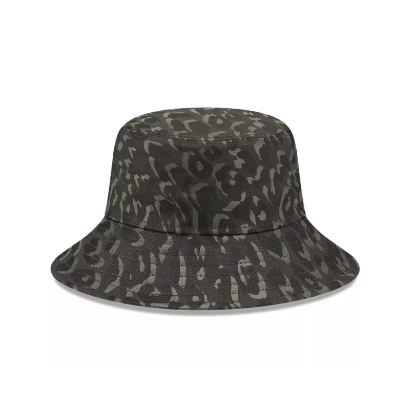 Official New Era Patterned Tapered Woodland Camo Bucket Hat