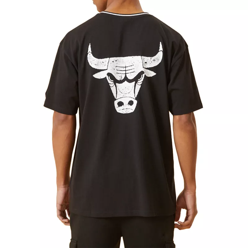 Tee-shirt New Era DISTRESSED Oversize Chicago Bulls