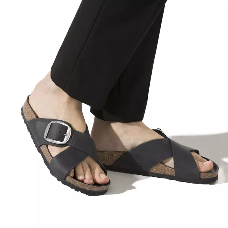 Sandale Birkenstock SIENA BIG BUCKLE étroite