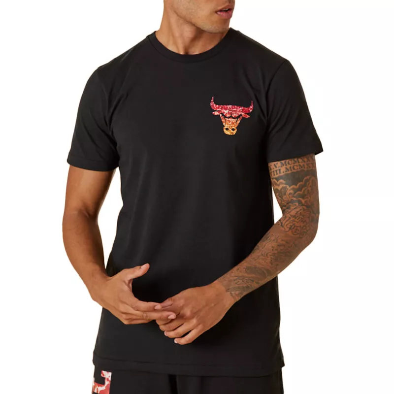 Tee-shirt New Era Chicago Bulls NBA Team Colour Water Print