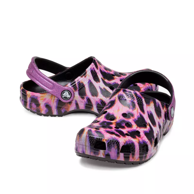 Sabot Crocs Classic Animal Print Enfant