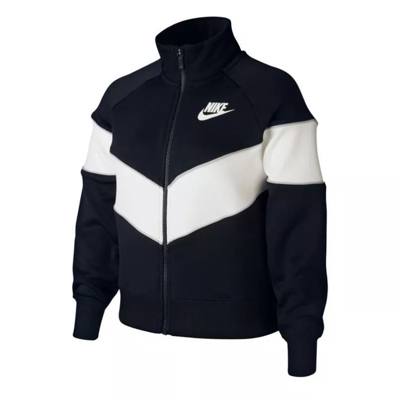 Nike Manteau d'Hiver Doudoune NSW - Noir/Blanc Enfant