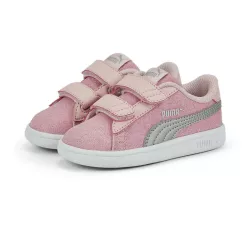 Basket Puma Smash v2 Glitz Glam Bébé