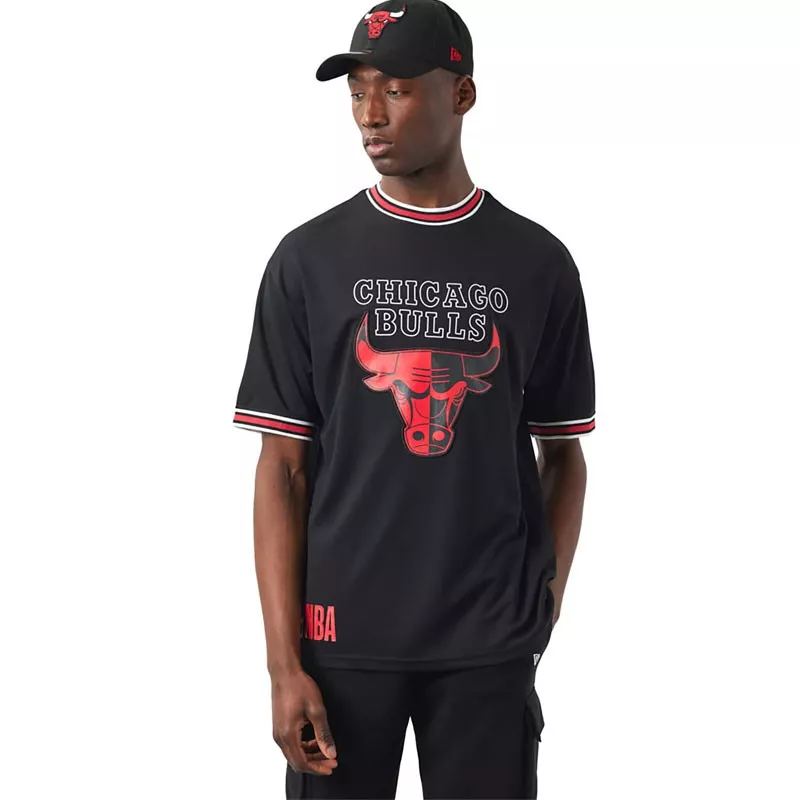 Official New Era NBA Team Logo Chicago Bulls T-Shirt C2_280