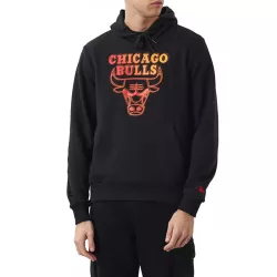 Sweat à capuche New Era Chicago Bulls NBA Neon Fade