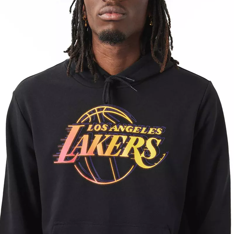 Sweat à capuche New Era LA Lakers NBA Neon Fade