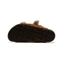 Sandale étroite Birkenstock Arizona Shearling Cadet