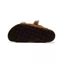 Sandale étroite Birkenstock Arizona Shearling Cadet
