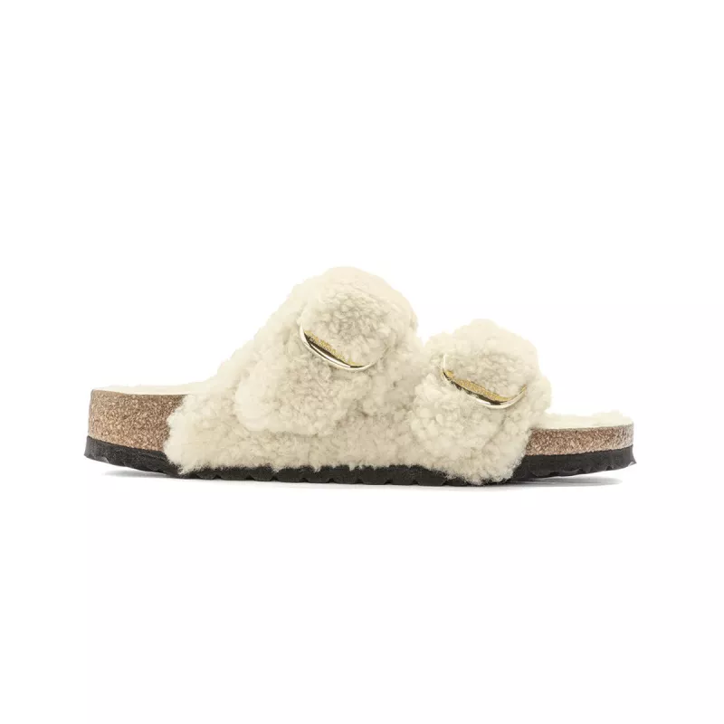 Sandale Birkenstock Arizona Big Buckle Shearling Teddy étroite