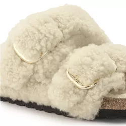 Sandale Birkenstock Arizona Big Buckle Shearling Teddy étroite