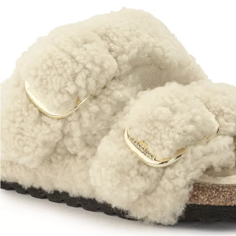 Sandale Birkenstock Arizona Big Buckle Shearling Teddy étroite