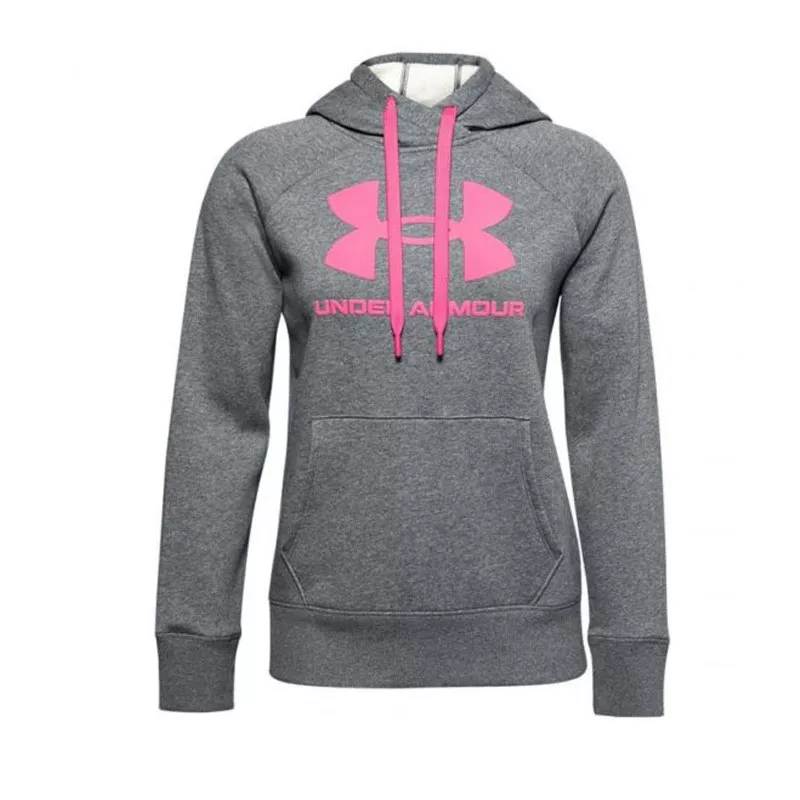 Sweat à capuche Femme Under Armour LOGO RIVAL FLEECE